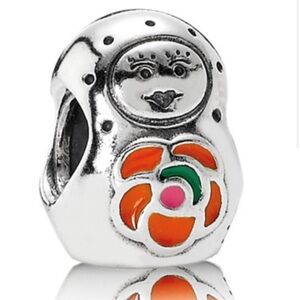 Pandora Authentic Russian Doll/Matryoshka Sterling Silver Charm